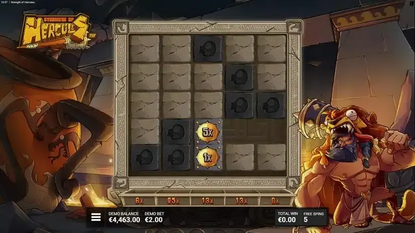 Strength of Hercule slot screenshot 