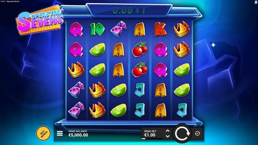 Superstar Sevens slot screenshot