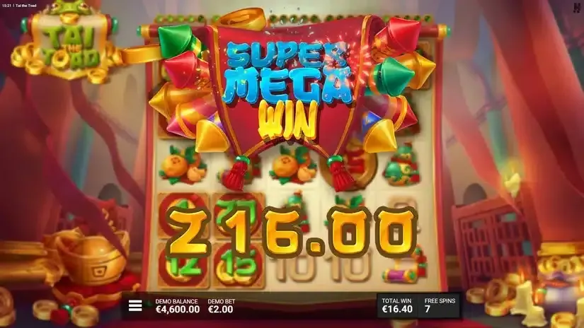 Tai the Toad slot screenshot 