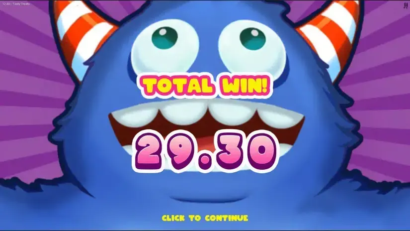 Tasty Treats slot screenshot 