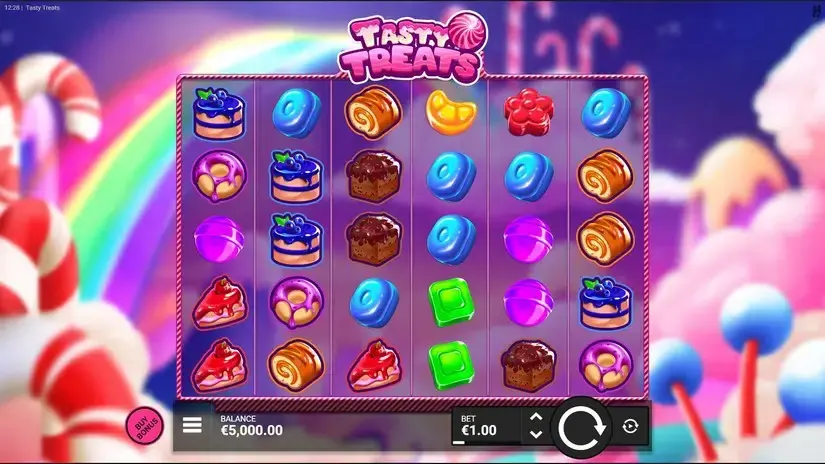 Tasty Treats slot screenshot 