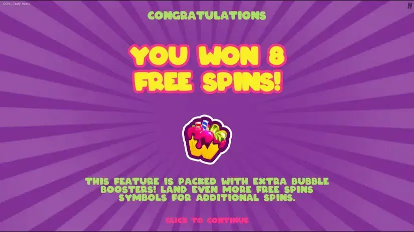 Tasty Treats slot screenshot 3