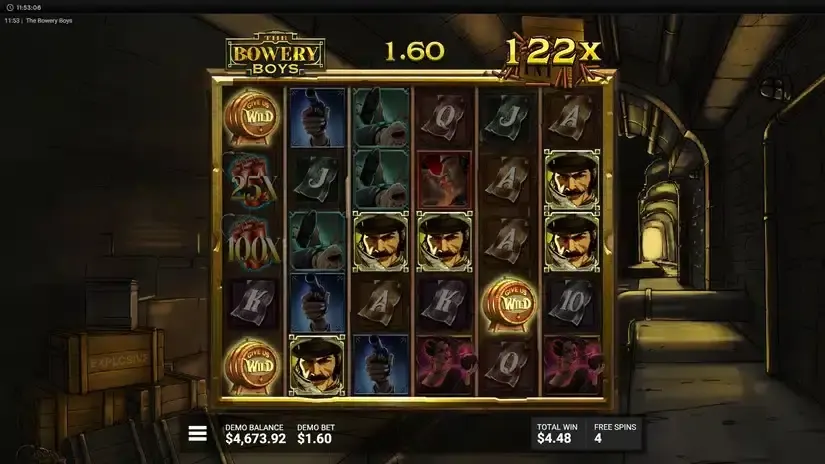 The Bowery Boys slot screenshot
