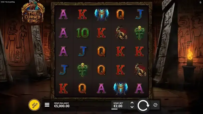 The Cursed King slot screenshot 
