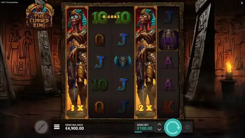The Cursed King slot screenshot 2