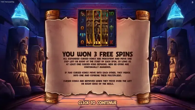 The Cursed King slot screenshot 5