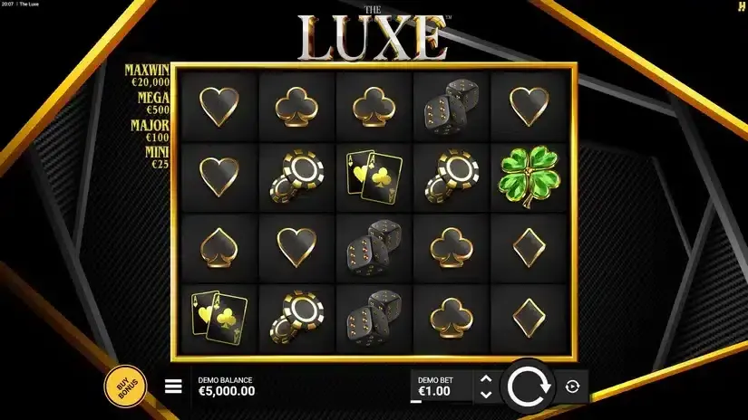 The Luxe slot screenshot 