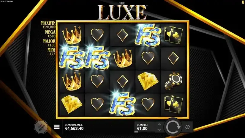 The Luxe slot screenshot 2