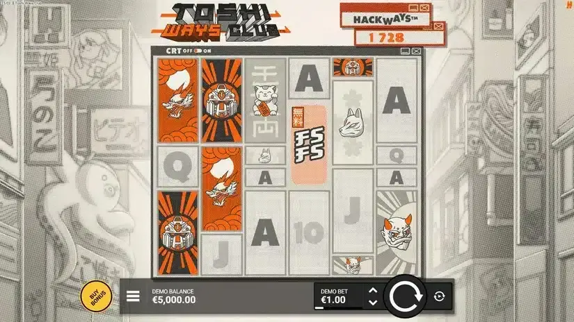 Toshi Ways Club slot screenshot 
