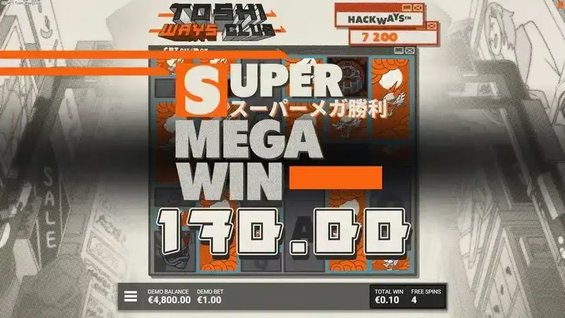 Toshi Ways Club slot screenshot 