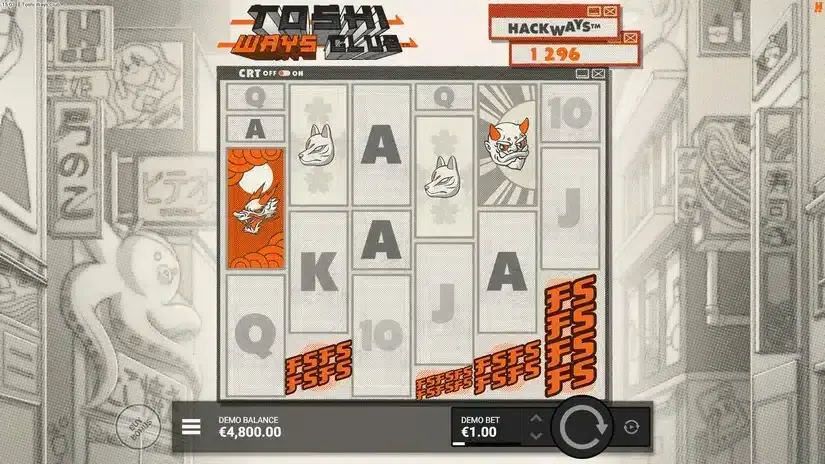 Toshi Ways Club slot screenshot 2