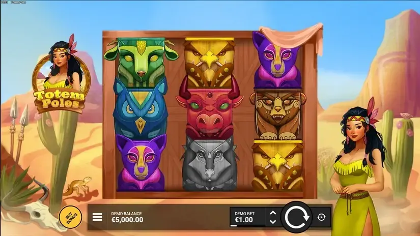 Totem Poles slot screenshot 