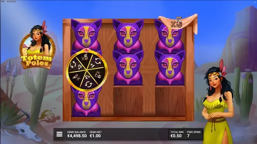 Totem Poles slot screenshot 4