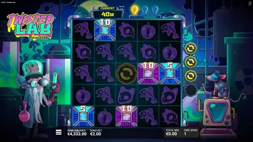 Twisted Lab RotoGrid slot screenshot 6