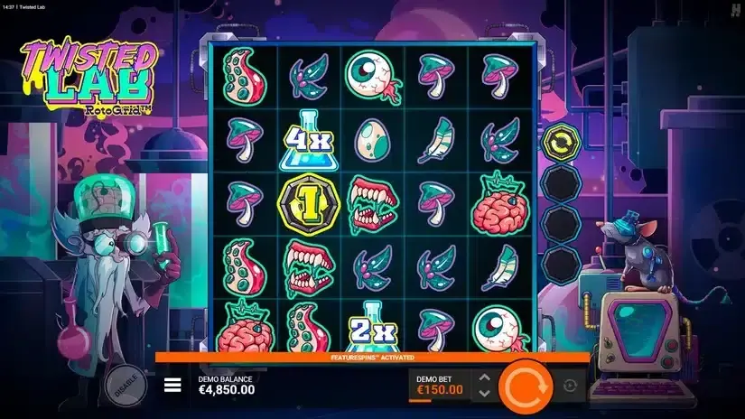 Twisted Lab RotoGrid slot screenshot 2