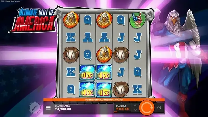 Ultimate Slot of America slot screenshot 2