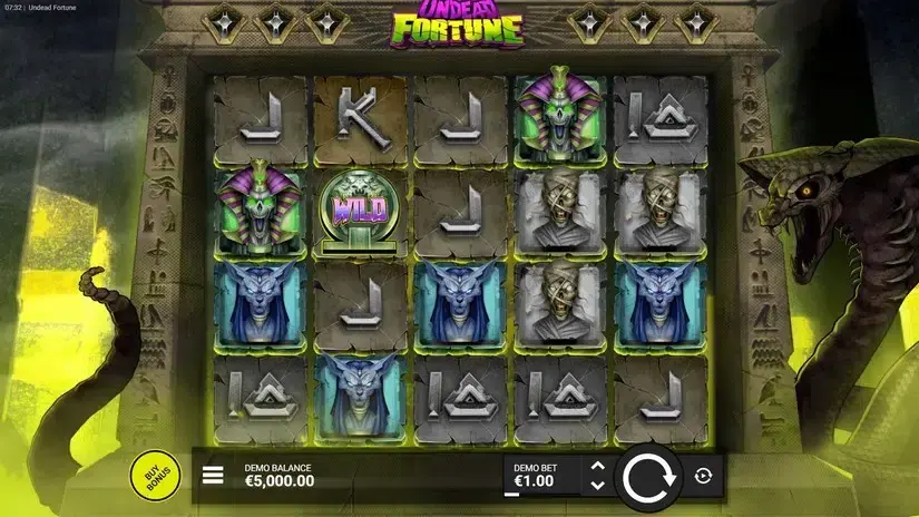 Undead Fortune slot screenshot 1
