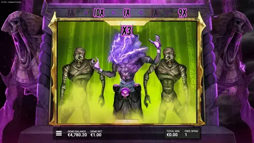 Undead Fortune slot screenshot 6