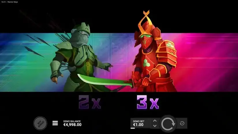 Warrior Ways slot screenshot 2