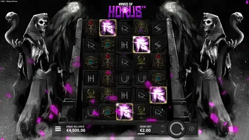 Wings of Horus slot screenshot 2