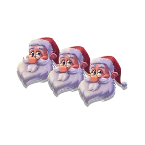 Bonus Buy THREE WILD SANTAS FEATURESPINS.