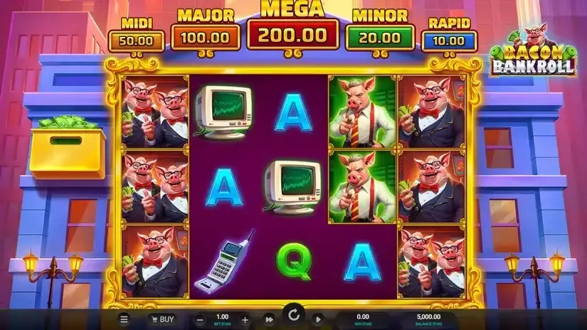 Bacon Bankroll slot screenshot 1