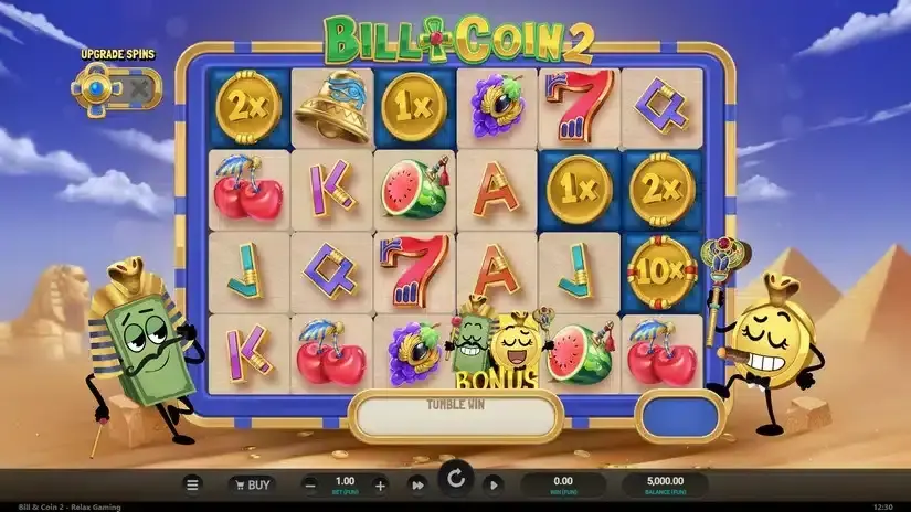 Bill & Coin 2: Mummy Mischief — RTP, Bonus Features, Free Demo & slot screenshot 1