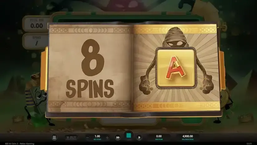 Bill & Coin 2: Mummy Mischief — RTP, Bonus Features, Free Demo & slot screenshot 3