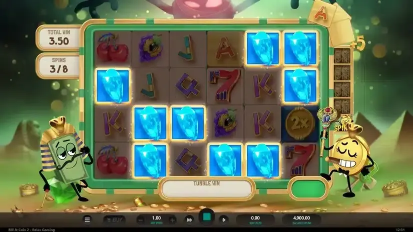 Bill & Coin 2: Mummy Mischief — RTP, Bonus Features, Free Demo & slot screenshot 4