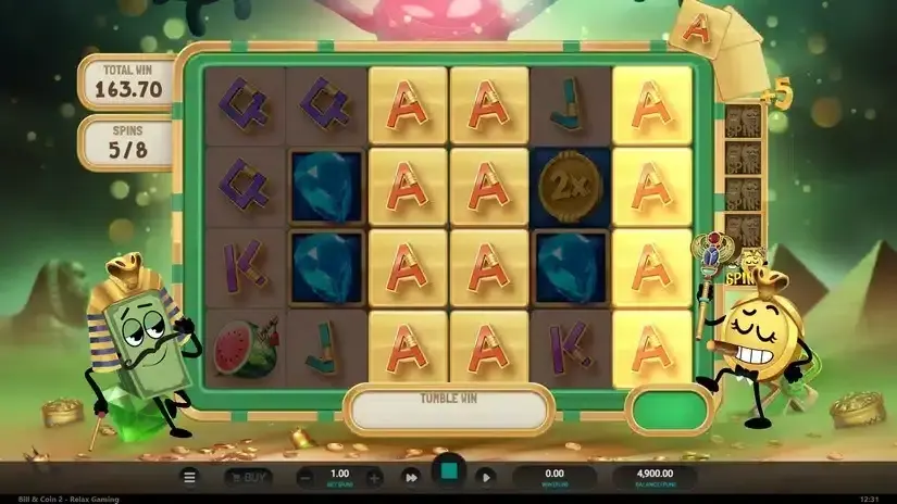 Bill & Coin 2: Mummy Mischief — RTP, Bonus Features, Free Demo & slot screenshot 5