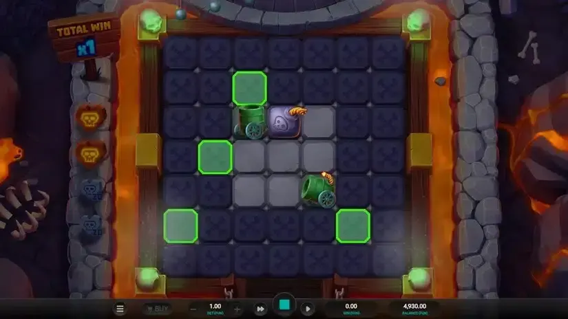 Bone Raiders slot screenshot 4