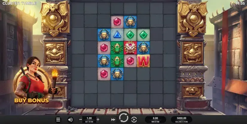 Cluster Tumble slot screenshot 1