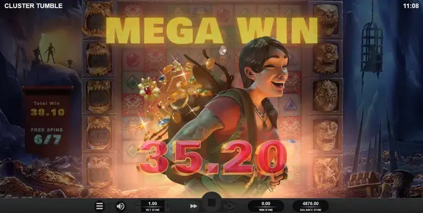 Cluster Tumble slot screenshot 7