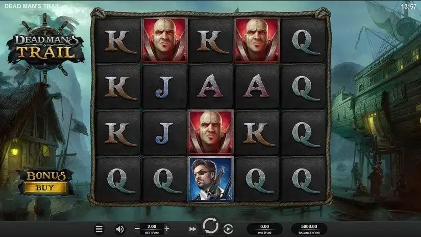 Dead Mans Trail slot screenshot 1