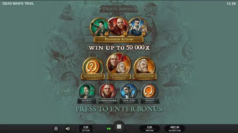 Dead Mans Trail slot screenshot 7