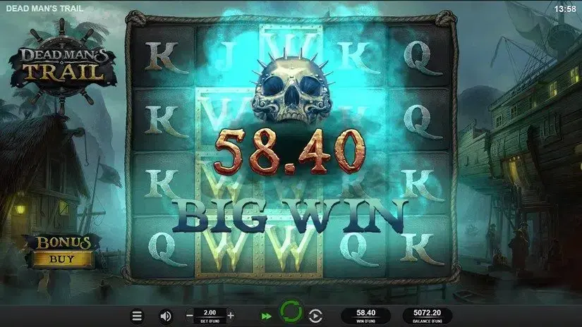 Dead Mans Trail slot screenshot 4