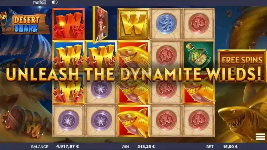 Desert Shark slot screenshot 5