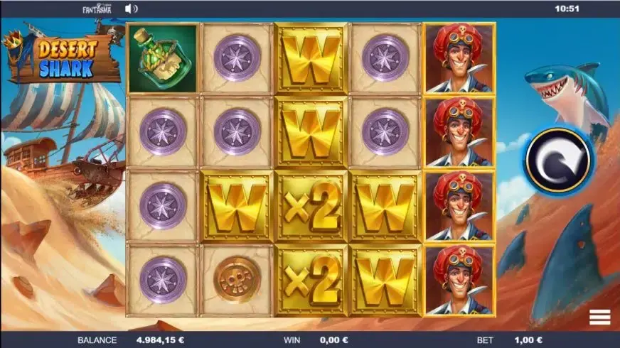 Desert Shark slot screenshot 4