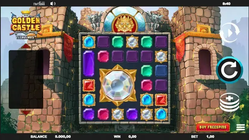 Golden Castle slot screenshot 1