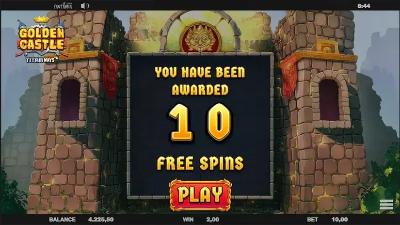 Golden Castle slot screenshot 4