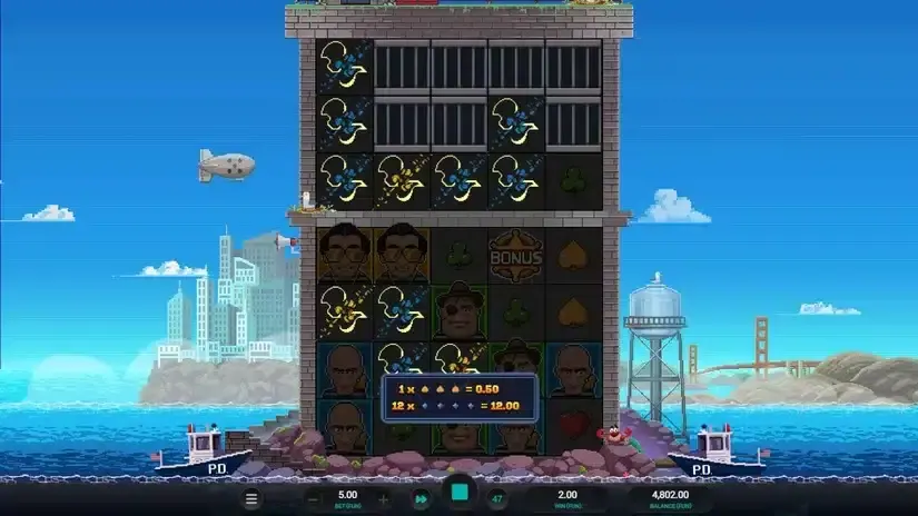 Hellcatraz 2 Dream Drop slot screenshot 4