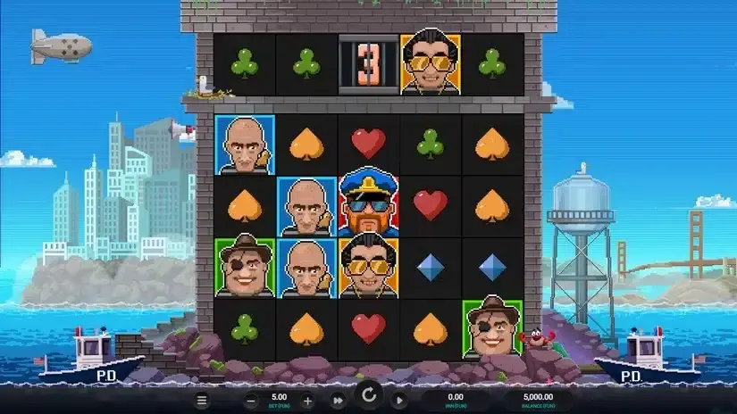 Hellcatraz 2 Dream Drop slot screenshot 1