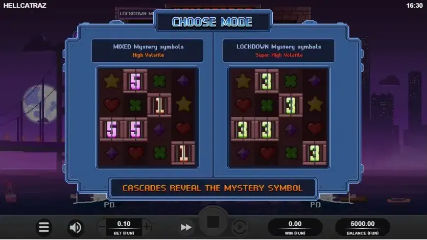 Hellcatraz slot screenshot 1