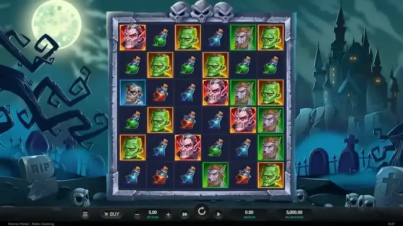 Horror Hotel slot screenshot 1