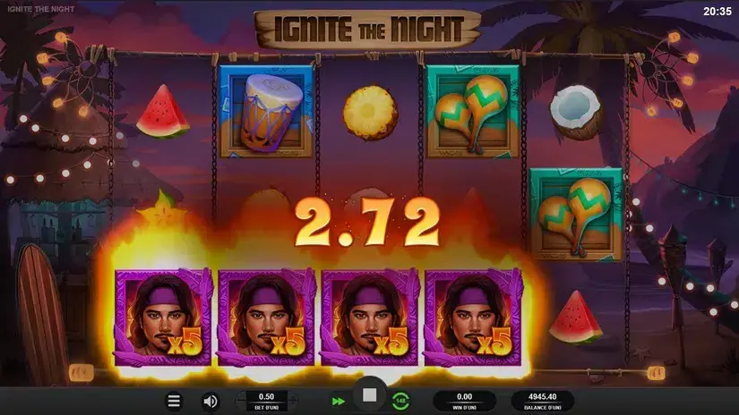 Ignite The Night slot screenshot 4