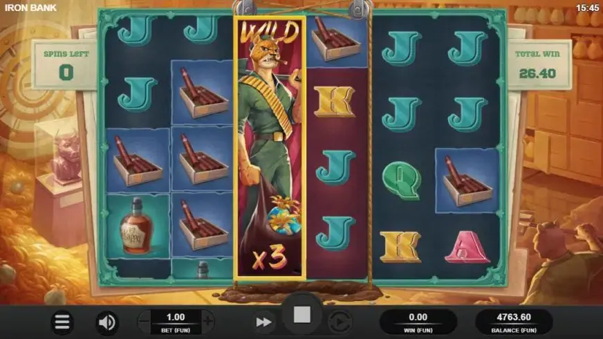 Iron Bank slot screenshot 5