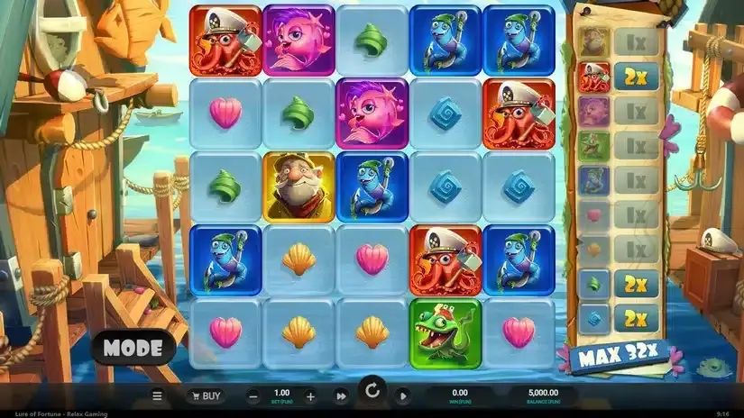 Lure of Fortune slot screenshot 1
