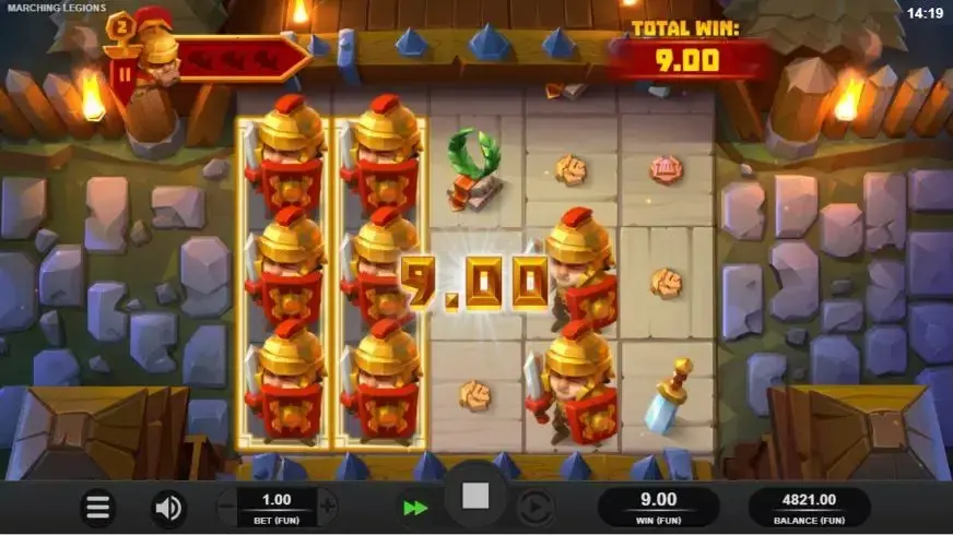Marching Legions slot screenshot 3