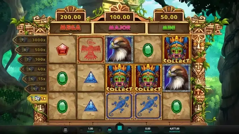 Masked Treasures slot screenshot 3