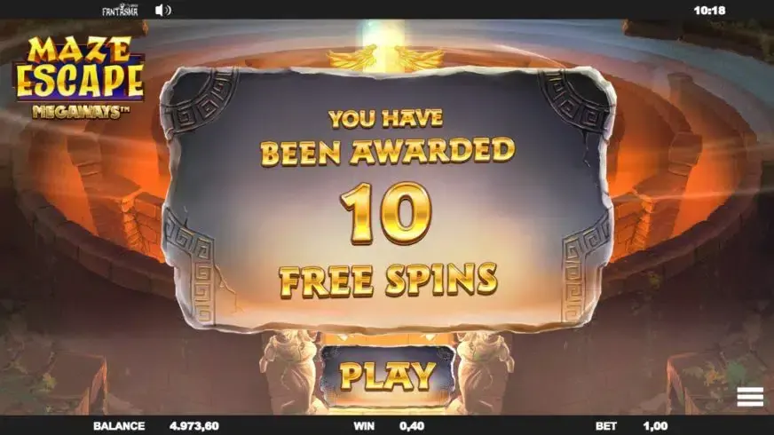 Maze Escape Megaways slot screenshot 4